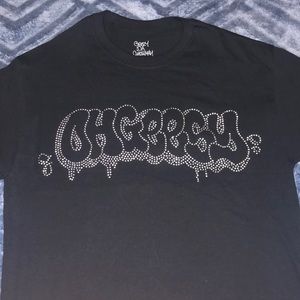 Geesy Da Snowman Rhinestone tee size M